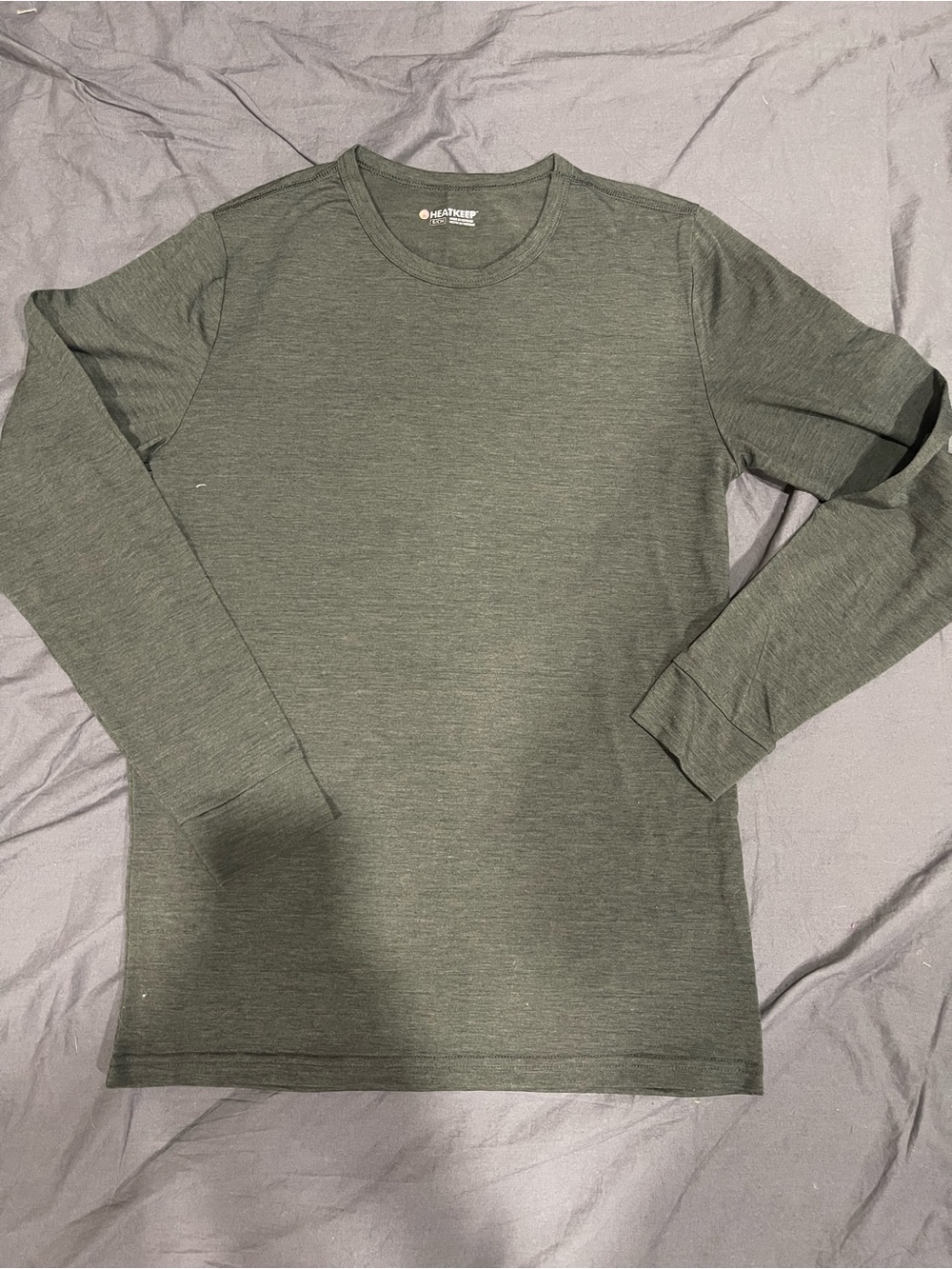 Men's Heatkeep Long Sleeve Dark Olive Tee